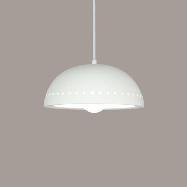 A19 Lighting Cyprus Pendant, Bisque P305-WCC-1LEDE26